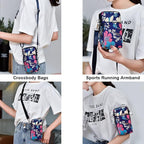 Women's Multi-Pocket Mobile Phone Crossbody Bag with Adjustable Strap
