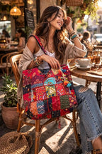 Women's Handmade Cotton Shoulder Handbags