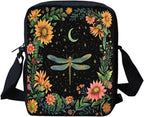 Women's Small Waterproof Polyester Crossbody Bag with Zipper