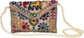 Women's Rajasthani Hand Embroidered Mini Clutch Bag