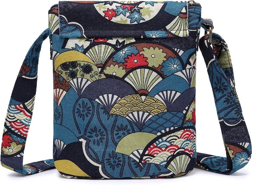 Women's Printed Hippie Fabric Crossbody Bag